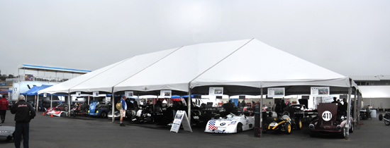 Paddock at Monterey Reunion 2011